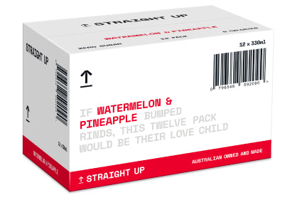 Watermelon & Pineapple - 12 Pack Carton